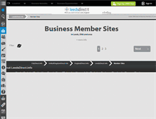 Tablet Screenshot of members.leedsdirect.info